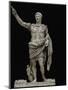 Emperor Augustus in Military Dress, Marble Figure from the Prima Porta-null-Mounted Giclee Print