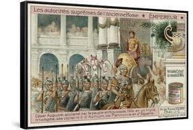 Emperor, Caesar Augustus-European School-Framed Stretched Canvas