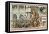 Emperor, Caesar Augustus-European School-Framed Stretched Canvas