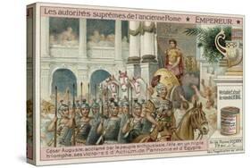 Emperor, Caesar Augustus-European School-Stretched Canvas