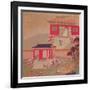 Emperor Ch'In Wang Ti Abolishing Feudalism, from a History of Chinese Emperors-null-Framed Giclee Print