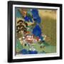 Emperor Ch'In Wang Ti Travelling in a Palanquin, from a History of Chinese Emperors-null-Framed Giclee Print