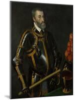 Emperor Charles (Karl) V (1500-1558), in Whose Realm 'The Sun Never Set'-Titian (Tiziano Vecelli)-Mounted Giclee Print