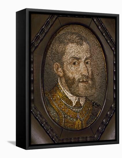 Emperor Charles V (1500-1558) after a Lost Portrait by Titian-Titian (Tiziano Vecelli)-Framed Stretched Canvas