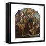 Emperor Charles VI and Count Gundacker Von Althan, 1728-Francesco Solimena-Framed Stretched Canvas