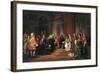 Emperor Charles VI Giving Audience to Venetian Ambassadors-Francesco Beda-Framed Giclee Print