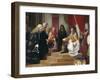 Emperor Charles VI Giving Audience to Venetian Ambassadors-Francesco Beda-Framed Giclee Print