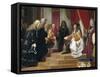 Emperor Charles VI Giving Audience to Venetian Ambassadors-Francesco Beda-Framed Stretched Canvas