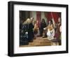 Emperor Charles VI Giving Audience to Venetian Ambassadors-Francesco Beda-Framed Giclee Print