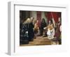 Emperor Charles VI Giving Audience to Venetian Ambassadors-Francesco Beda-Framed Giclee Print