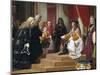 Emperor Charles VI Giving Audience to Venetian Ambassadors-Francesco Beda-Mounted Giclee Print