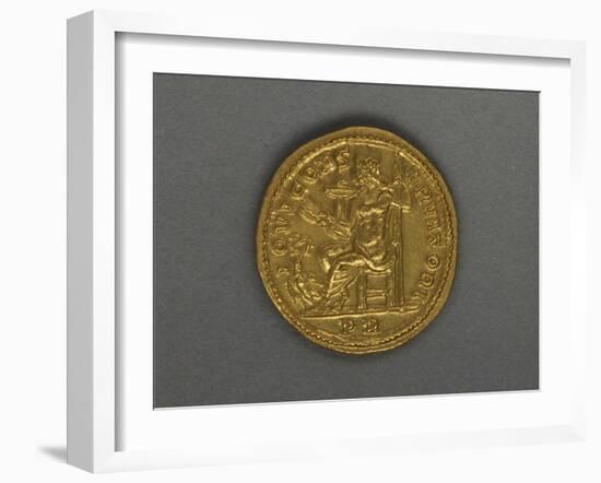 Emperor Diocletian Aureus, Minted in Rome, Verso, Roman Coins, 3rd Century Ad-null-Framed Giclee Print