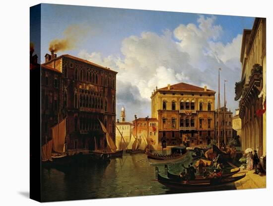 Emperor Ferdinand I Entering Venice, 1838-Lancelot-Theodore Turpin De Criss-Stretched Canvas