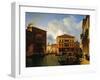 Emperor Ferdinand I Entering Venice, 1838-Lancelot-Theodore Turpin De Criss-Framed Giclee Print