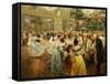 Emperor Franz Joseph, 1830-1916, at Ball in Vienna in 1900 to Salute Start of New Century-Wilhelm Gause-Framed Stretched Canvas