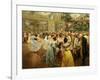 Emperor Franz Joseph, 1830-1916, at Ball in Vienna in 1900 to Salute Start of New Century-Wilhelm Gause-Framed Giclee Print