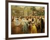 Emperor Franz Joseph, 1830-1916, at Ball in Vienna in 1900 to Salute Start of New Century-Wilhelm Gause-Framed Giclee Print