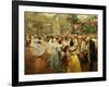 Emperor Franz Joseph, 1830-1916, at Ball in Vienna in 1900 to Salute Start of New Century-Wilhelm Gause-Framed Giclee Print