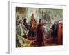 Emperor Franz Joseph I and Empress Elizabeth in Budapest, 8th July 1896-Gyula Benczur-Framed Giclee Print