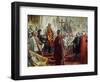 Emperor Franz Joseph I and Empress Elizabeth in Budapest, 8th July 1896-Gyula Benczur-Framed Giclee Print