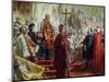 Emperor Franz Joseph I and Empress Elizabeth in Budapest, 8th July 1896-Gyula Benczur-Mounted Giclee Print