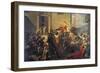 Emperor Frederick Barbarossa at Siege of Alexandria, 1174-1175-Carlo Arienti-Framed Giclee Print