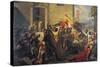 Emperor Frederick Barbarossa at Siege of Alexandria, 1174-1175-Carlo Arienti-Stretched Canvas