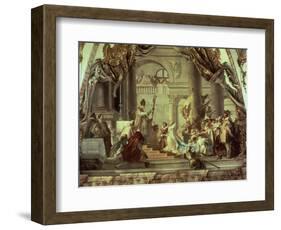 Emperor Frederick Barbarossa's Wedding to Beatrix of Burgundy in 1156, C.1751-52-Giovanni Battista Tiepolo-Framed Giclee Print