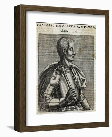 Emperor Friedrich II-Andre Thevet-Framed Art Print