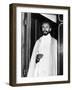 Emperor Haile Selassie I of Ethiopia Photographed at Euston Station-null-Framed Photographic Print