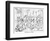 Emperor Henry IV at Bingen-Alfred Rethel-Framed Giclee Print