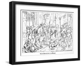 Emperor Henry IV at Bingen-Alfred Rethel-Framed Giclee Print