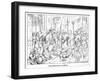 Emperor Henry IV at Bingen-Alfred Rethel-Framed Giclee Print