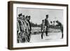Emperor Hirohito Delivering a Message to Japanese War Minister-null-Framed Photo