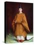 Emperor Hirohito in His Coronation Garments, C1924-1926-null-Stretched Canvas