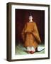 Emperor Hirohito in His Coronation Garments, C1924-1926-null-Framed Giclee Print