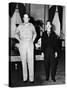 Emperor Hirohito Next to Gen. Douglas Macarthur During Precedent Shattering Visit to US Embassy-null-Stretched Canvas