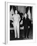 Emperor Hirohito Next to Gen. Douglas Macarthur During Precedent Shattering Visit to US Embassy-null-Framed Premium Photographic Print
