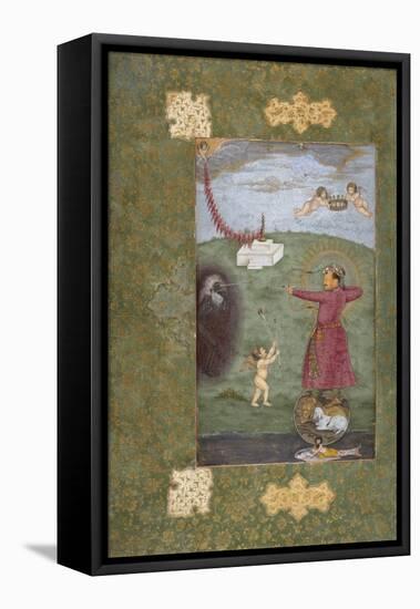 Emperor Jahangir Triumphing over Poverty-null-Framed Stretched Canvas