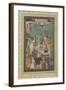 Emperor Jahangir with Holy Men in a Garden, C.1615-Abu'l Hasan-Framed Giclee Print