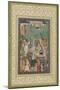Emperor Jahangir with Holy Men in a Garden, C.1615-Abu'l Hasan-Mounted Giclee Print