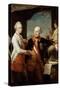 Emperor Joseph II with Grand Duke Pietro Leopoldo of Tuscany, 1769-Pompeo Girolamo Batoni-Stretched Canvas