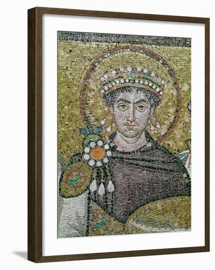 Emperor Justinian I (483-565) circa 547 AD-null-Framed Giclee Print