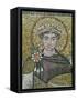 Emperor Justinian I (483-565) circa 547 AD-null-Framed Stretched Canvas