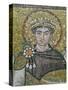 Emperor Justinian I (483-565) circa 547 AD-null-Stretched Canvas