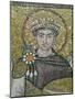 Emperor Justinian I (483-565) circa 547 AD-null-Mounted Giclee Print