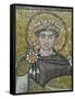 Emperor Justinian I (483-565) circa 547 AD-null-Framed Stretched Canvas