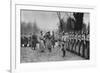 Emperor Karl I of Austria Visiting Kaiser Wilhelm II at Army Headquarters, World War I, 1917-null-Framed Giclee Print