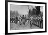 Emperor Karl I of Austria Visiting Kaiser Wilhelm II at Army Headquarters, World War I, 1917-null-Framed Giclee Print