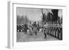 Emperor Karl I of Austria Visiting Kaiser Wilhelm II at Army Headquarters, World War I, 1917-null-Framed Giclee Print